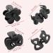 6 Small Hair Clamps (4 cm/1.5 inch) - Cute Two-Row Teeth Clips for High Ponytails | 2 Styles Available - Buy Online on GoSupps.com