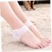 Healeved 6 Pairs Silicone Ankle Cover Heel Protectors Shoe Pads Shoe Mats Heel Protective Sleeve Gel Ankle Protectors Silicone Heel Guard Silicone Gel Insole Moisturizing White Sock - Buy Online on GoSupps.com