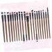 NOLITOY 40 pcs Grey Kit Brush Handle Eyeshadow Eyelash Portable and Eyeliner Makeup Plastic Black Eye Size 1x2pcs As Shownx2pcs - Buy Online on GoSupps.com
