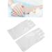 LED Nail Art Curing Lamp Anti UV Glove Skin Care Glove for Nail Dryers Beauty Personal Care Protection Nail Art Gloves Accessories Tool 1 Pair(White) - Buy Online on GoSupps.com