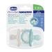 Chicco Physioforma Luxe Silicone Pacifier 6-16m - Gray-Blue 2 Pack | Soft Gentle & Supports Healthy Development - Buy Online on GoSupps.com