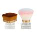 Flat Top Foundation Brush Blusher Brush for Loose Powder Synthetic Fiber Comfortable Handle with Makeup Base