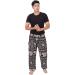 Banjamath Men's Elephant Black Harem Lounge Pants | Waist 36-40 | Boho Parachute Style - Buy Online on GoSupps.com
