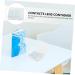 HOMSFOU 4pcs Colored Contact Lenses Set with Travel Case & Invisible Makeup Mirror - Ideal for International Shipping - Buy Online on GoSupps.com