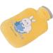 Soft Plush Heat Bottle - Cozy Yellow Hare Cover Warm & Durable Rubber for Hands Feet & Stomach Relief - Buy Online on GoSupps.com