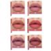 Dulele 6-Piece Velvety Matte Lip Gloss Set | Waterproof Liquid Lipstick | Non-Stick Cup | Gift Box | Color B | International Shipping - Buy Online on GoSupps.com