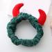S-Trouble Pl sch Red Ochse Devil Horns Headband | Funny Makeup Shower Hairband for Girls | Festival & New Year Party Accessory - Buy Online on GoSupps.com