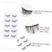 minkissy 5 Pairs False Eyelashes Eyelash Glue False Lashes Handmade Eyelashes Elf Eyelashes Artificial Eyelashes Wispy Eyelashes Cosmetic Eyelashes Tool Artificial Fiber Cross Section 3d - Buy Online on GoSupps.com