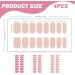 4 Sheets Gel Nail Stickers 4 Colors Simple Style Gel Nail Strips Semi Cured Gel Nail Strips UV Light Required Full Gel Nail Wraps Safe Nail Art Stickers for Home Nails DIY (No UV Light) - Buy Online on GoSupps.com