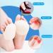 SooGree Ball of Foot Cushions - 10 Pairs Black & Complexion Forefoot Pads for Pain Relief - Buy Online on GoSupps.com