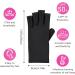 COLORCASA UV Nail Lamp Gloves - Set of 2/3 Pairs for Manicures | UV Protection for Hands - Black, Pink, Rose Red - Buy Online on GoSupps.com