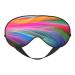 BREAUX Rainbow Ocean print Sleeping Eye Mask Double Sided Blackout Eye Mask Travelling Sleeping Mask