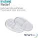 NatraCure Never Slip Gel Heel Cushion (1 Pair) - Self-Adhesive Pad for Women's Shoes - Relieves Pressure & Pain - Buy Online on GoSupps.com