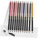 DOITOOL 12pcs Lip Liner Eyeliner Black Waterproof Eyeliner Definer Pen Matte Cosmetic Pen Cosmetics Lips 1 count (Pack of 1) Assorted Color - Buy Online on GoSupps.com