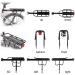West Biking Adjustable Bike Cargo Rack - 110Lb Capacity, Universal Fit, Reflective Logo, Black - Buy Online on GoSupps.com