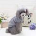 XXL Gray Dog Hooded Sweater - Warm Fleece Turtleneck Coat for Small & Medium Dogs & Cats | RDC Pet Clothing - Buy Online on GoSupps.com