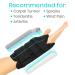 Vive Carpal Tunnel Wrist Brace - Arm Compression Hand Support Splint for Men Women Kids - Universal Adjustable Fit Black - Buy Online on GoSupps.com