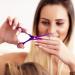 Professional Stainless Steel Hair Cutting Scissors Set - Salon Thinning Shears & Straight Barber Tools in Purple - Ideal Gift for Mom, Dad, Friends - Buy Online on GoSupps.com