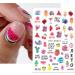 Sliders Banana Abtract Design 3D Nail Sticker Avocado Fruit Decals Sunflower(STZ-CS043) - Buy Online on GoSupps.com
