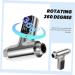 Zerodeko 2pcs LED Water Thermometer - Accurate Shower & Baby Water Temperature Gauge - Silver - Buy Online on GoSupps.com