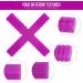 Sensory Chew Stick Toys for Kids with Autism ADHD - 2 Pack Medium Hardness Teething Tubes with 4 Textures - Purple/Orange - Buy Online on GoSupps.com