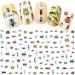 Insect Bee and Dragonfly 3D Nail Sticker Set - Foil Decals Manicure Accessories - Buy Online on GoSupps.com