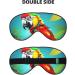 Buy Parrots On Tree Print Unisex Sleeping Eye Mask - Soft Adjustable Perfect for Travel & Relaxation - Buy Online on GoSupps.com