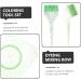 Hair Dye Coloring Kit Professional Salon Hair Coloring Dyeing Kit Hair Coloring Highlight Brush and Bowl Set 17PCS - Green - Buy Online on GoSupps.com