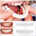JJEIGVJ Pair Lower Teeth Cosmetic Cover - Teeth Whitening & Comfortable Smile for Men & Women | International Shipping Available - Buy Online on GoSupps.com