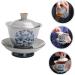 1 Set Sancai Gaiwan Kung Fu Teacup Chinese Cover Bowl China Office Drinking Teacup Ceramics Tray Assorted Color 11.3X10.5CM - Buy Online on GoSupps.com