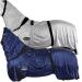 Marengos - eczema ceiling with neck part & abdomen |Flying corner made of fine -meshed fabric |Protection against insects |With double front closure & walking fold |Outdoor horse ceiling in silver gray |135cm silver gray 135cm