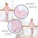 DIPUG Girls Ballet Leotards with Removable Skirt | Toddler Dance Dress Combo | Short Sleeve | Pink | Size 4-6 Years - Buy Online on GoSupps.com