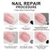 Broken Nail Repair 5g File Brush and Tweezers Repair Gel for Damaged Nails - Daily Manicure for Women and Girls Repairing Cracks Daily Maintenance - Buy Online on GoSupps.com