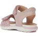 Geox Baby Girl's Sandal Delhi | Rose Silver | Size 5 UK Child - Buy Online on GoSupps.com