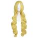 MapofBeauty 31"/80cm Fashion Long Curly Hair Anime Costume Wig (Gold)