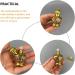 FRCOLOR 6pcs Vintage Middle Eastern Essential Oil Roller Bottles - 15ml Glass Perfume Containers for Aromatherapy - Buy Online on GoSupps.com