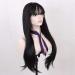 Shop Heat Resistant Synthetic Lace Front Wigs for Women - Long Straight Black Hair with Bangs | Daily & Party Wear - Buy Online on GoSupps.com