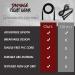 DAMAGE Fight Gear Boxer Classic Speed Rope - Lightweight PVC Skipping Jump Rope for Boxing, Fitness, MMA - Non-Slip Ventilated Handles - Tangle-Free Jump Rope - Buy Online on GoSupps.com