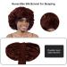 Bonnet Queen Satin Silk Sleeping Cap - Adjustable Night Hair Care for Curly & Long Hair - Breathable Protective Hood in Chocolate - Buy Online on GoSupps.com