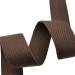 Sewing Elastic Band 35mm Wide 5 Yards Colored Twill Woven Elastic - Dark Brown - Buy Online on GoSupps.com