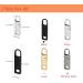 Urmspst Zipper Pull Replacement - 16 Pcs Detachable Tabs for Clothing, Jackets, Backpacks - Black, Gold, Silver - Upgraded Pulls for Luggage & Purses - Buy Online on GoSupps.com