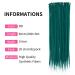 Handmade 20-Inch Synthetic Dreadlock Extensions - Thin 0.6cm Crochet Hair Soft Hip-Hop Style 20 Strands | Color BD# Vol# 20inch - Buy Online on GoSupps.com