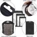 300 Pack Resealable Mylar Bags - Food Storage Smell Proof Bags with Front Window - Variety Sizes Pack for Snacks, Cookies, Jewelry - Black (3x4.7, 4x6, 4.7x7.9) - Buy Online on GoSupps.com