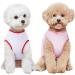 2 Piece Small Dog Shirts - Soft & Breathable Puppy Vests in Pink & White - Ideal Costumes for Small Breeds - Buy Online on GoSupps.com