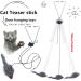Interactive Hanging Retractable Cat Mouse Toy | Fun Door Bouncing Mouse Toy for Cats | Plush Mice Play Supplies - Buy Online on GoSupps.com