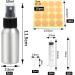 50ml Aluminum Alloy Mini Spray Bottles - 2 Pack | Empty Atomizers for Perfume Cosmetics & Essential Oils | Travel-Friendly & Refillable - Buy Online on GoSupps.com