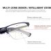 Devirld Progressive Photochrome Multifocus Reading Glasses | UV400 Protection | Blue Light Blocking | Transition Glasses for Men & Women - Black 1.5x - Buy Online on GoSupps.com