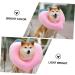 Ipetboom 1pc Pink Cat Headgear Recovery Pet Anti-Lick Lovely Anti-Licking Juicy Peach Neck Dog L Pink - Buy Online on GoSupps.com