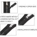 Premium Metal Zipper Pulls - 4 Pack Replacement Parts for Wallets Clothes Jeans & Luggage - Buy Online on GoSupps.com
