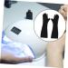 Healeved 3 Pairs Nail Gloves Fingerless Sun Gloves Sun Protection Gloves Fingerless Manicure Gloves Manicure Gloves Oveglove Fingerless Gloves Gauntlet Polyester Mj03 Gel -black - Buy Online on GoSupps.com